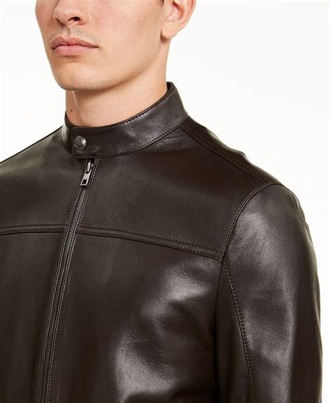 macys michael kors mens jacket|michael kors leather jacket macy's.